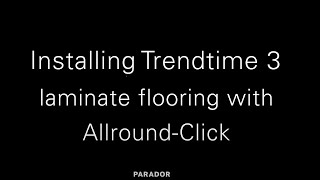 Installation instructions for Parador laminate flooring Trendtime 3 in herringbone look