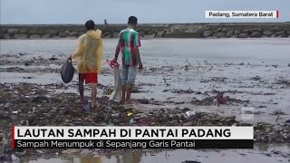 Lautan Sampah di Pantai Padang