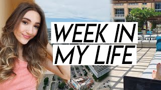 WEEK IN MY LIFE | swimsuit haul, message from my heart, working out, & getting work done!