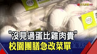 開學前大鬧蛋荒!團膳急改菜單因應  洗選蛋大漲逾4成照搶..賣場祭出限購令｜非凡財經新聞｜20220210