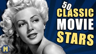 50 CLASSIC MOVIE STARS | Tribute To Hollywood's Golden Age