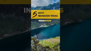 5 Best Monsoon Treks! #indiahikes #shorts #monsoontreks