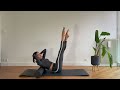 40 min pilates avec rouleau cours complet avec le foam roller