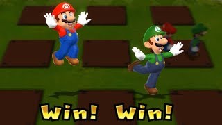 Mario Party 9 - Step It Up - Mario vs Luigi Master Difficulty | Cartoons Mee