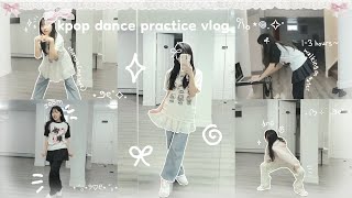 ౨ৎ kpop dance practice vlog : drip, zoom, walkin on water, cherish (my love), and more