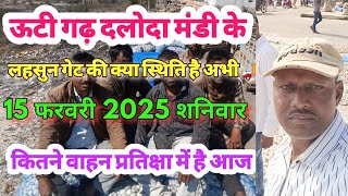 दलोदा मंडी के लहसुन गेट की क्या स्थिति है,15 फरवरी 2025 शनिवार |