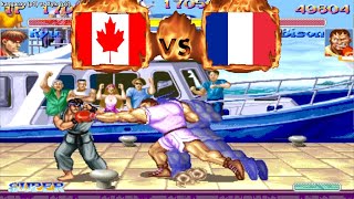 Super Street Fighter II X  - kangaroo (CAN) VS (FRA) Xylo [ssf2xj] [Fightcade]