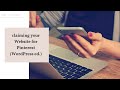 How to Claim a WordPress Website for Pinterest