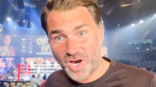 “SCARY WRECKING” - Eddie Hearn REACTS to Jai Opetaia BRUTAL KNOCKOUT of David Nyika