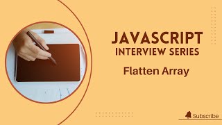Javascript Programming | Flatten array in javascript | How to Flatten an Array in JavaScript hindi