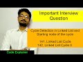 Cycle detection in Linked List || 141. Linked List Cycle || 142. Linked List Cycle II || Interview