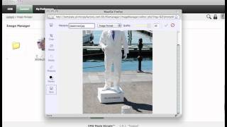 Uploading, Editing and Inserting Images with CMSMS