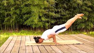 step by step into the peacock - mayurasana plus variations