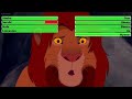 The Lion King (1994) Final Battle with healthbars 12 (Edited By @KobeW2001 )