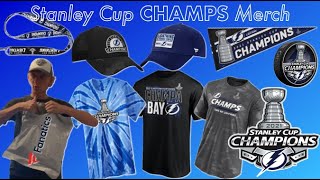 Tampa Bay Lightning 2021 STANLEY CUP CHAMPIONS MERCH UNBOXING (Fanatics)