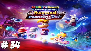 Mario + Rabbids Sparks of Hope 100% Walkthrough Rayman in the Phantom Show Part 1 Rayman's Return