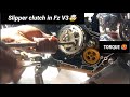 Slipper clutch installation in Fz V3🤯 shocking performance ✨ max speed 125 3x initial pickup