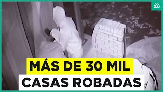 Más de 30 mil casas robadas: Bandas expertas en robos a domicilios