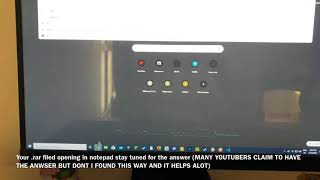 How to fix .rar files opening in notepad