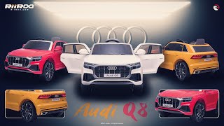 Audi Q8 S-Line Licensed 12v Battery Electric Ride On Car For Kids with Parental Remote Control