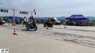 BMW R 1200 GS vs SUZUKI HAYABUSA 🏍🚦 drag race 1/4 mile - 4K