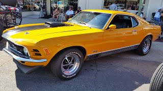 1970 Ford Mustang Mach 1 351 Cleveland V8 Four Speed Restored California Car 70 Mach1 Grabber Orange