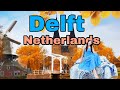 Autumn Walk in DELFT, Netherlands|| Walking Santai.