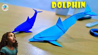 How to Fold a Playful Paper Dolphin! | origami dolphin