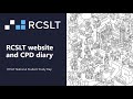 RCSLT National Student Study Day 2022 – RCSLT website and CPD diary