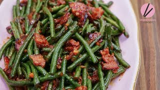 Spicy Stir Fried Chinese Long Beans 🎄Asian at Home Holiday Special Recipe🎄