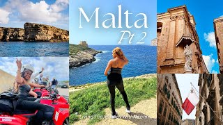 Malta Vlog Part 2 | DB San Antonio Resort Tour, Room Tour , ATV Adventures in Gozo, Caves \u0026 More!