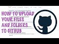 HOW TO UPLOAD FILES TO GITHUB USING COMMAND AND TERMINAL