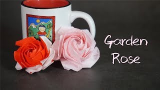 Origami Tutorial: Garden Rose (Du Xiaokang)｜Hello Malinda