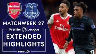 Arsenal v. Everton | PREMIER LEAGUE HIGHLIGHTS | 2/23/2020 | NBC Sports