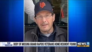 Body of missing Grand Rapids veterans home resident found