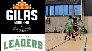 Gilas Montreal Marquis Vs Lasalle Leaders 15U