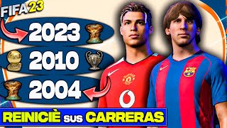 CR7 Vs MESSI Desde 2004 Hasta 2023 FIFA 23 Modo Carrera LITE!!