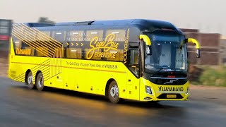 VRL Vijayanand’s  | Gold Class | Bengaluru-Hyderabad | Volvo B8R 9600S | AC Sleeper #trending #viral