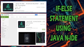 IF-ELSE STATEMENT USING JAVA N-IDE | TAGALOG