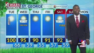 Utah Weather: More record warmth today with elevated fire risk