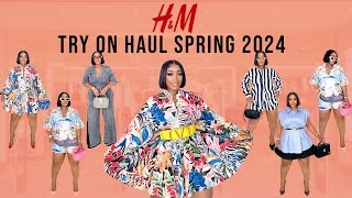 H&M NEW IN TRY ON HAUL SPRING 2024 / FASHION CLOTHING HAUL 2024