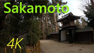 坂本の町から延暦寺まで散策２　Walking tour to Enryakuji Temple, Ohtsu, Shiga, Japan, Vol.２【4K】