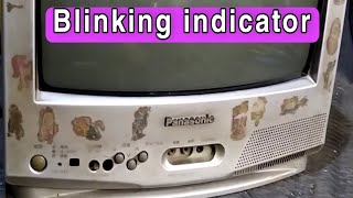 Panasonic CRT TV blinking red led indicator | BienTech TV