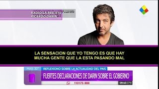 Ricardo Darín y su crítica al Gobierno