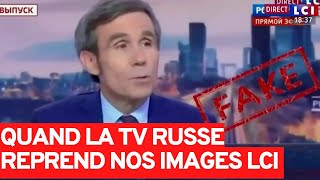 Quand la TV Russe reprend LCI