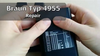 Braun Calculator Repair (Typ 4955 ET23)