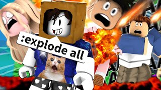 Corridor of Hell no Roblox com comandos de ADMNISTRADOR..