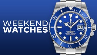 Rolex Submariner "Smurf" White Gold Reviewed: Men's Watches For Holiday Shopping 2020