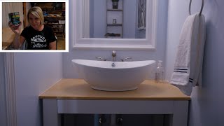 Build a Bathroom Vanity with a Vessel Sink