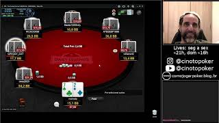 Jogando poker ao vivo na Twitch 24/11/2024